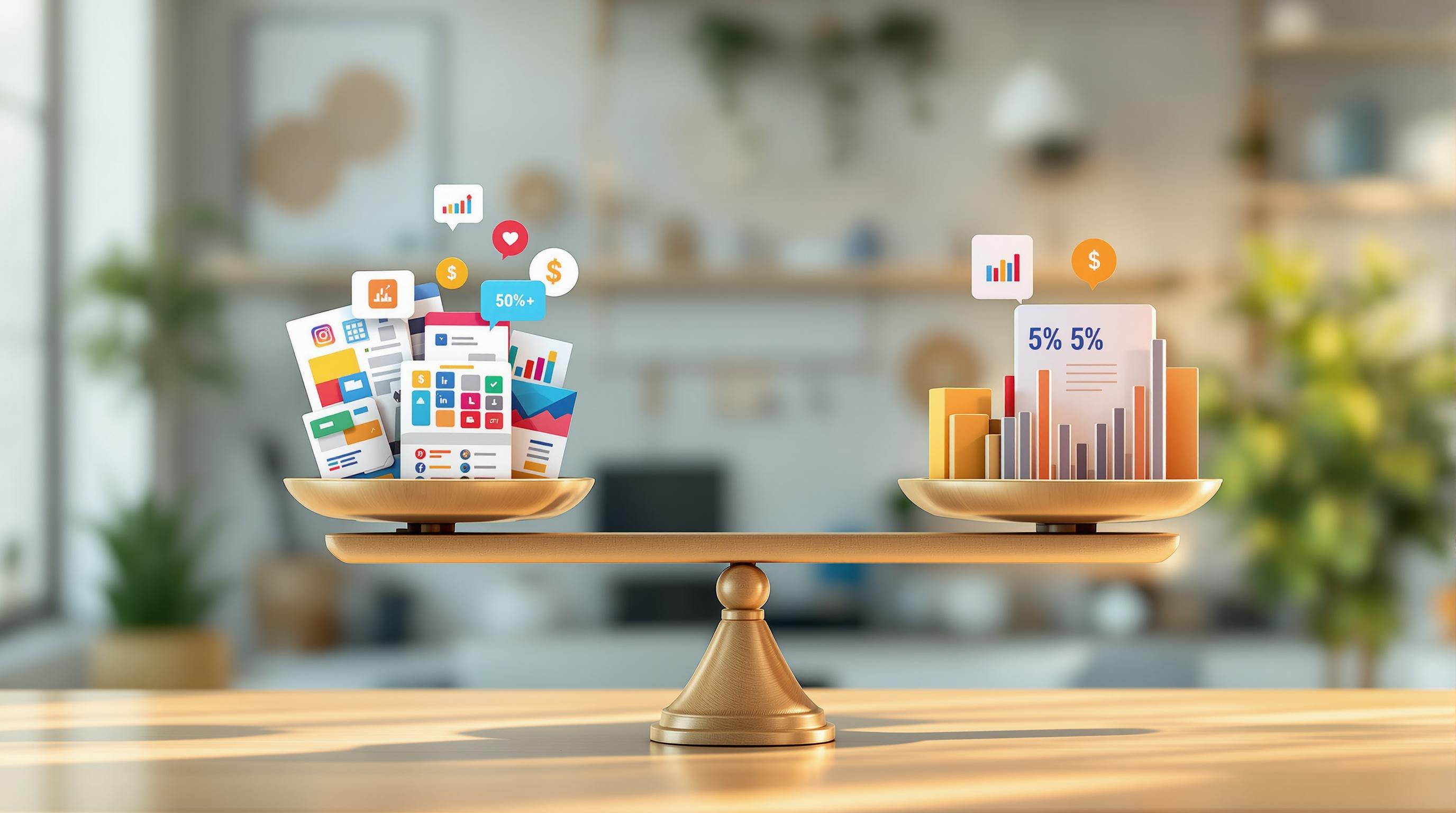 Markenbekanntheit vs. Conversions: Budget richtig balancieren