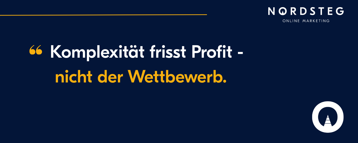 Complexity eats profit