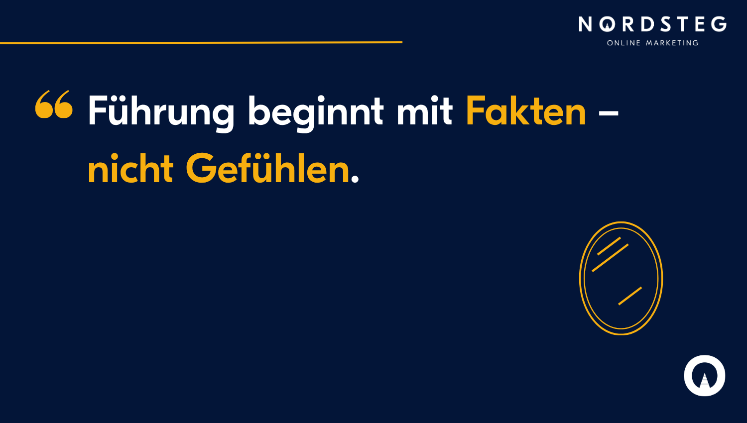 Leadership starts with facts, not feelings