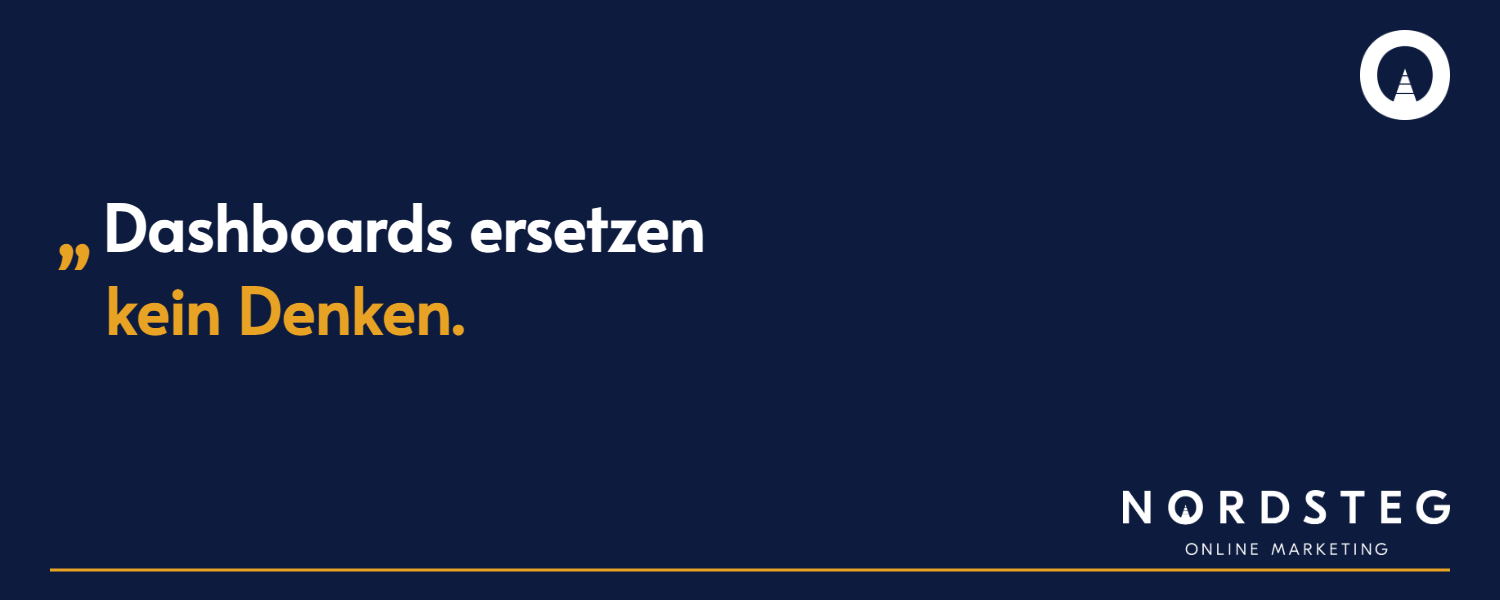 Dashboards do not replace thinking.