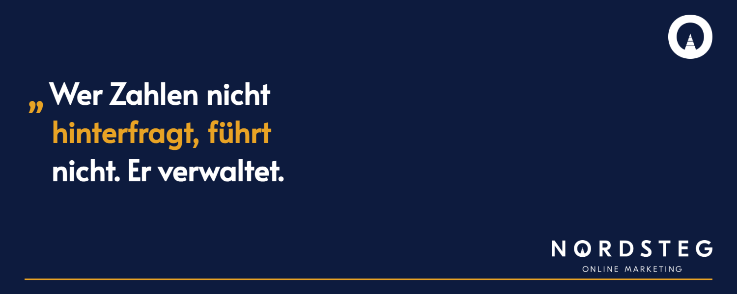 Anyone who does not question numbers does not lead. They administer.
