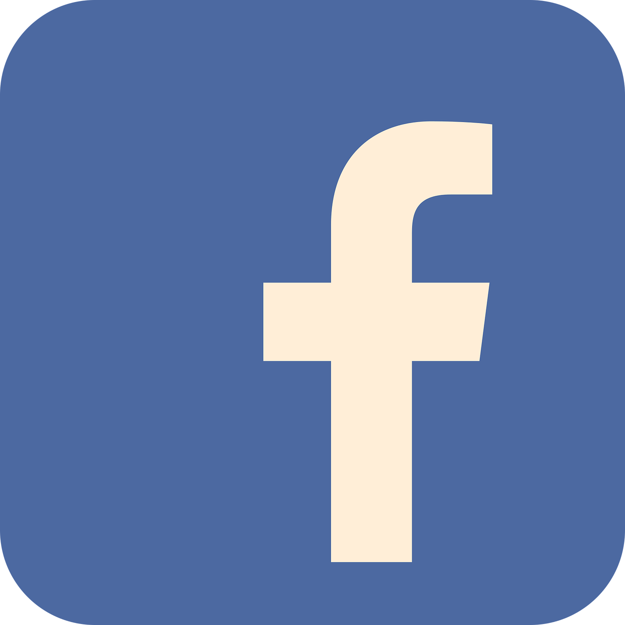 Facebook Logo on Screen - A Couple of Catholics